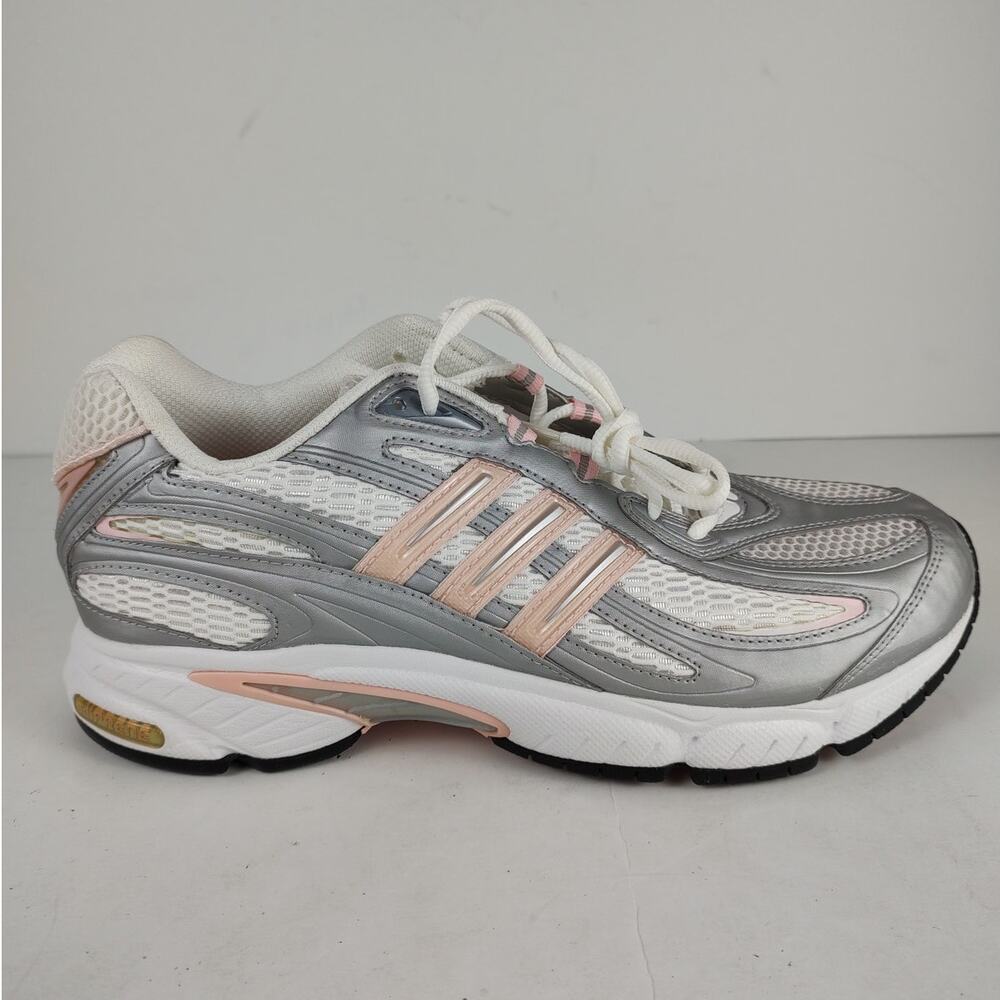 Vintage Adidas Titan Trainer Shoes womens 10 Training Silver Pink Deadstock